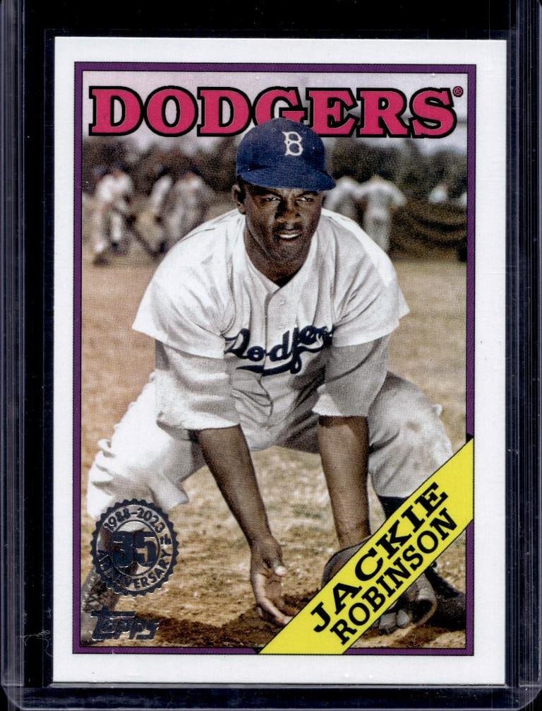 JACKIE ROBINSON 2023 TOPPS 1988 RETRO INSERT (1 of 1)