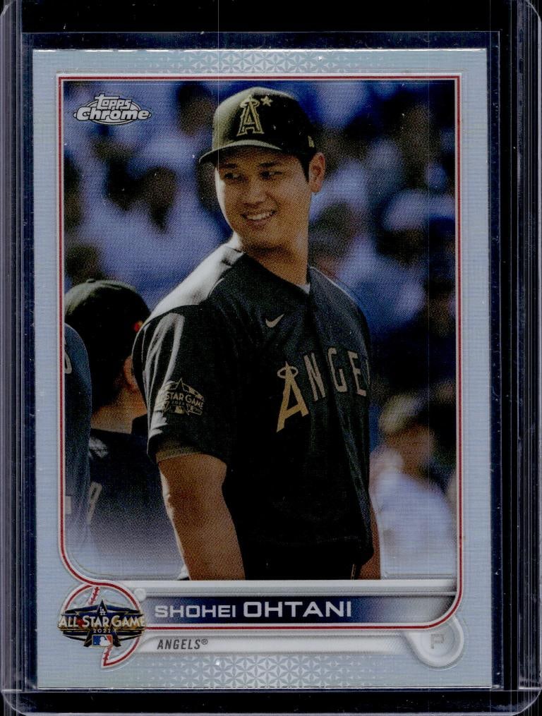 SHOHEI OHTANI 2022 TOPPS CHROME UPDATE ALL-STAR REFRACTOR: NEAR MINT OR BETTER CONDITION