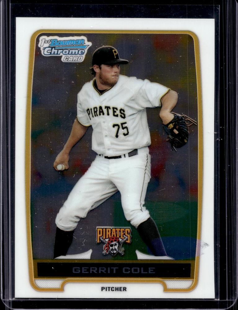 GERRIT COLE 2012 BOWMAN CHROME 1ST ROOKIE CARD: NEAR MINT OR BETTER CONDITION
