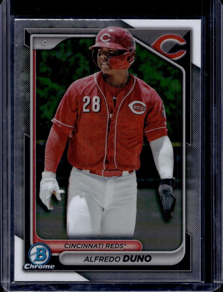 ALFREDO DUNA 2024 BOWMAN CHROME ROOKIE CARD: NEAR MINT OR BETTER CONDITION