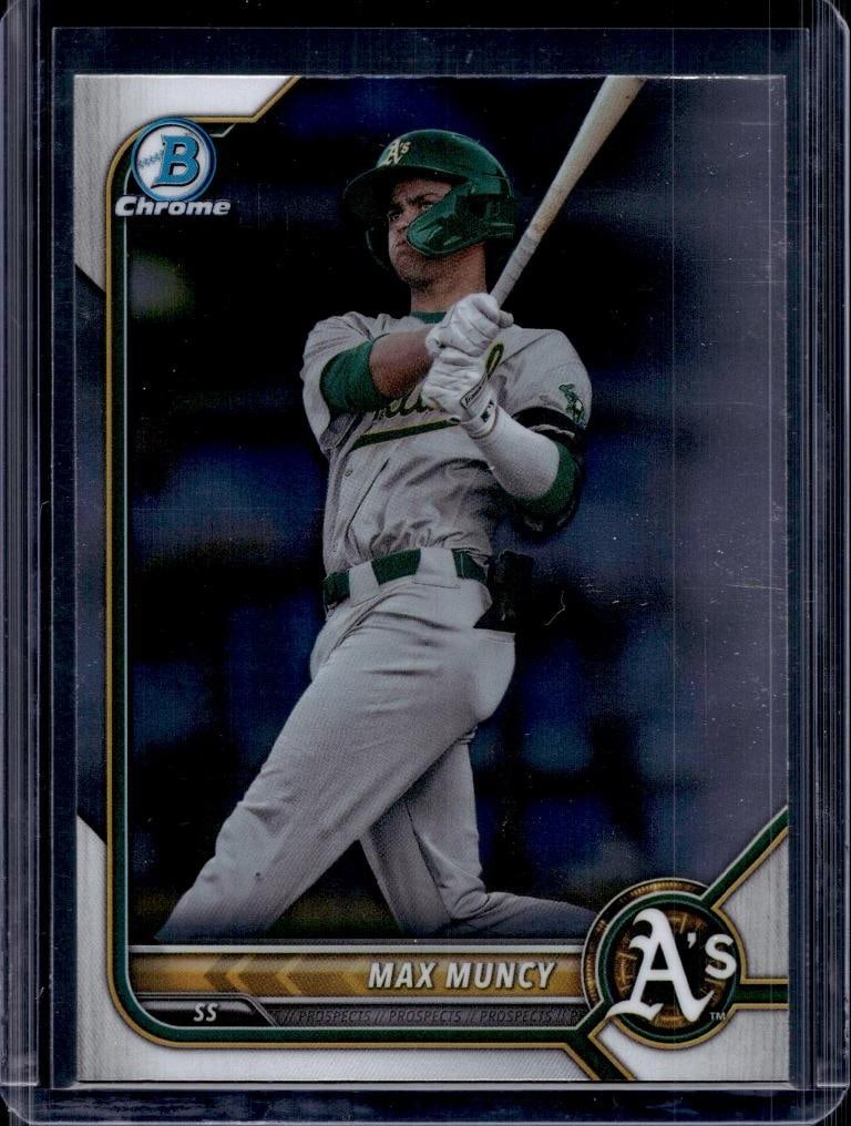 MAX MUNCY 2022 BOWMAN CHROME PROSPECTS ROOKIE: NEAR MINT OR BETTER CONDITION