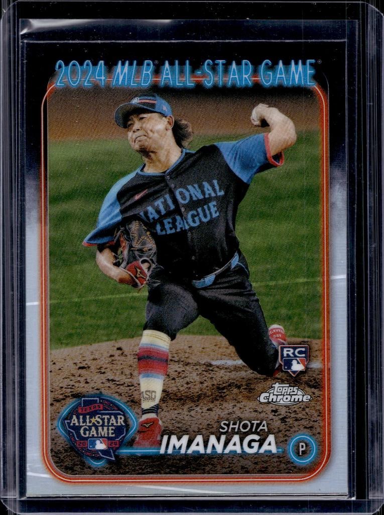 SHOTA IMANAGA 2024 TOPPS CHROME UPDATE REFRACTOR ROOKIE CARD: NEAR MINT OR BETTER CONDITION