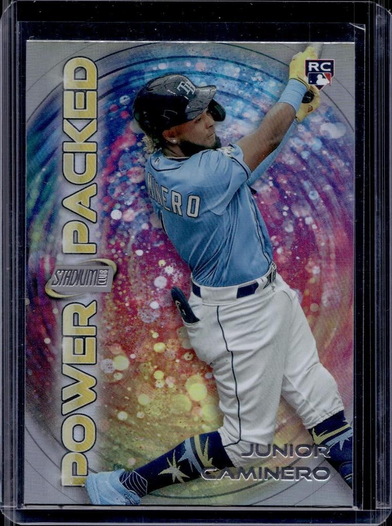 JUNIOR CAMINERO 2024 STADIUM CLUB POWER PACKED ROOKIE CARD: NEAR MINT OR BETTER CONDITION