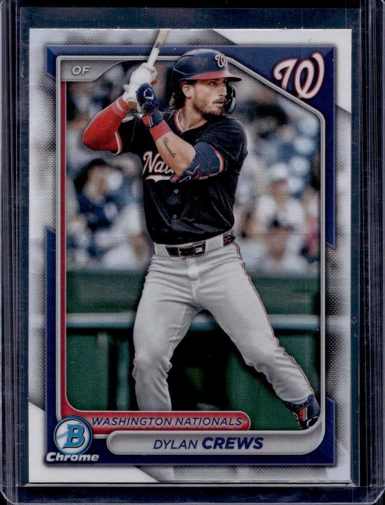 DYLAN CREWS 2024 BOWMAN CHROME PROSPECTS REFRACTOR ROOKIE: NEAR MINT OR BETTER CONDITION