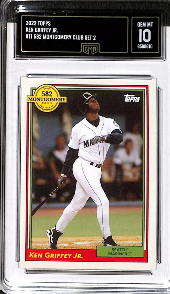KEN GRIFFEY JR 2022 TOPPS 582 MONTGOMERY CLUB. GRADED (1 of 1)