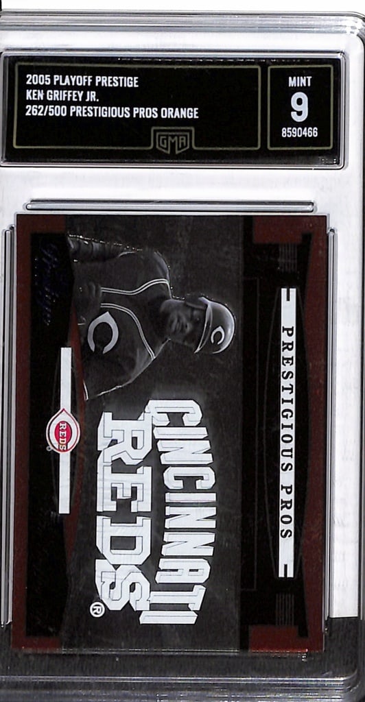 KEN GRIFFEY JR 2005 PLAYOFF PRESTIGE PRESTIGIOUS PROS ORANGE. GRADED (1 of 1)