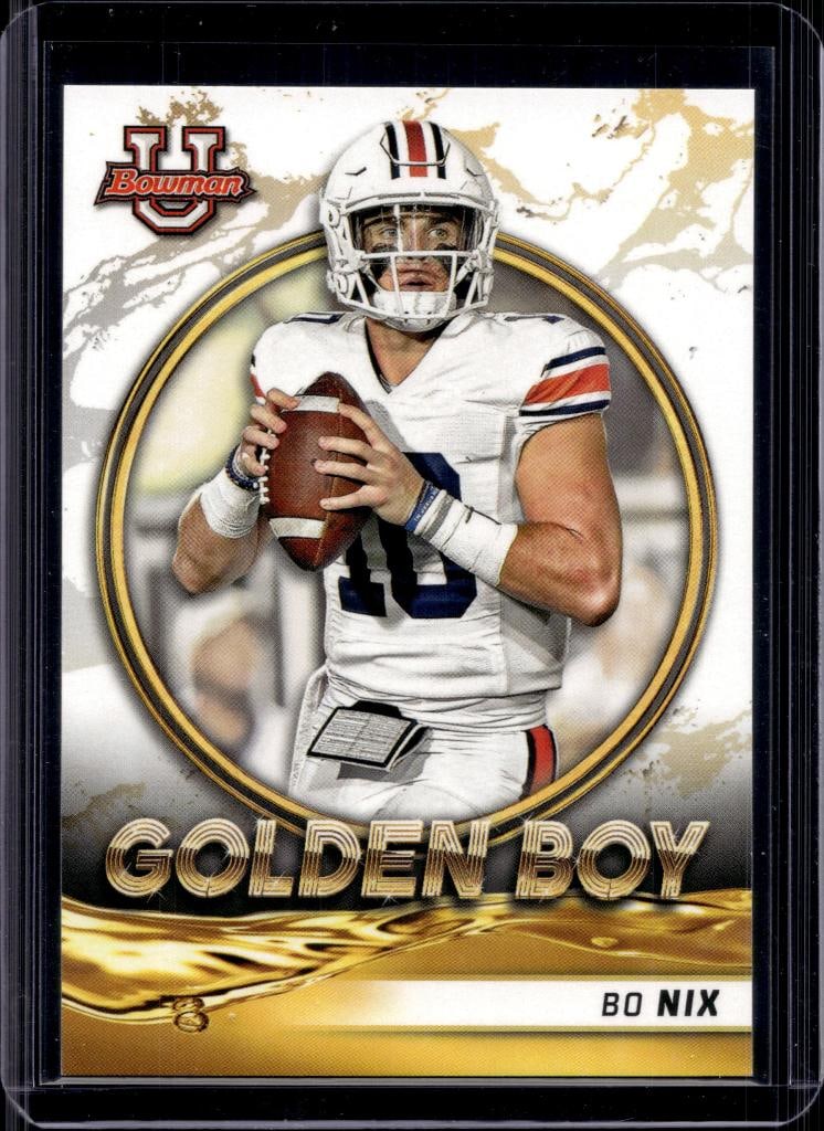 BO NIX 2022 BOWMAN U GOLDEN BOY NIL ROOKIE: NEAR MINT OR BETTER CONDITION