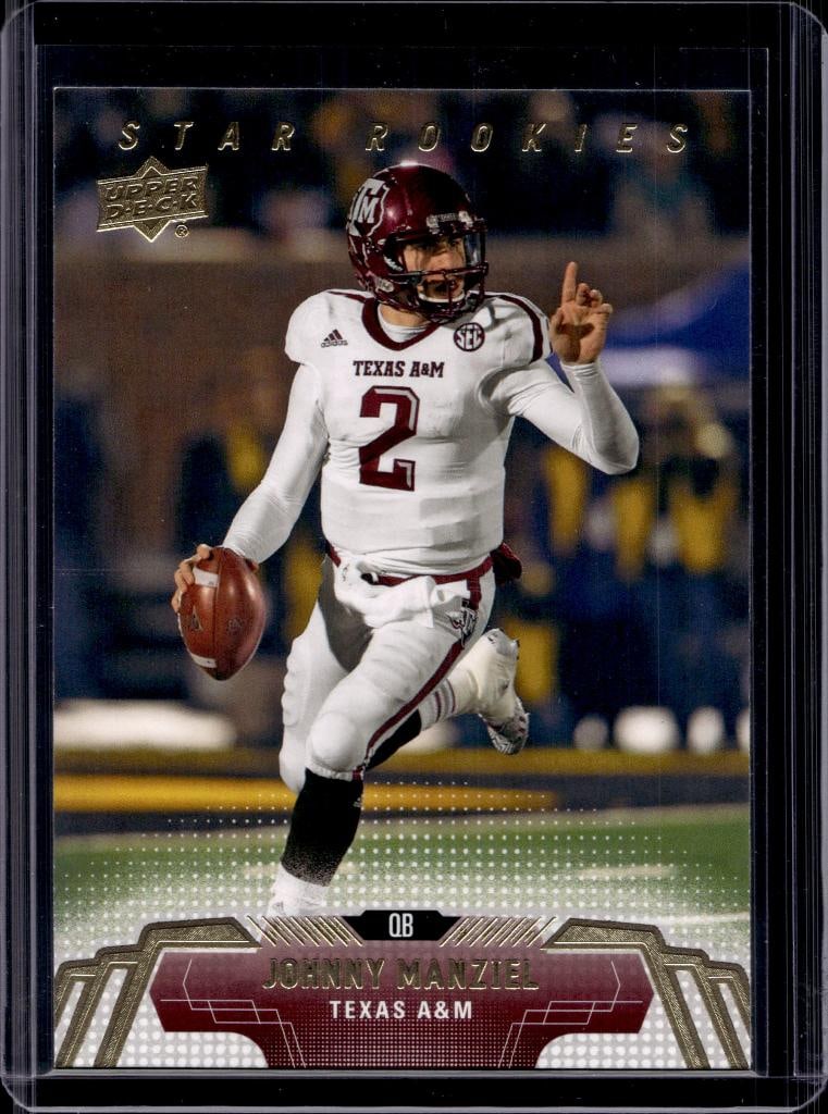 JOHNNY MANZIEL 2014 UPPER DECK DRAFT ROOKIE CARD: NEAR MINT OR BETTER CONDITION