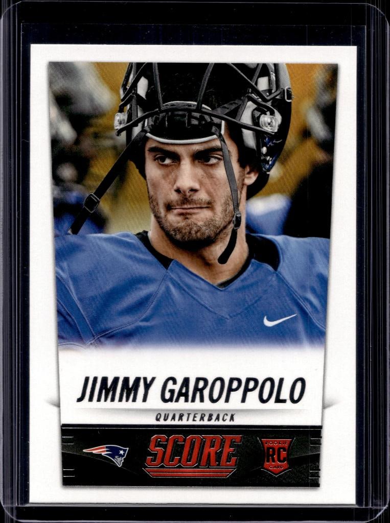 JIMMY GAROPPOLO 2014 SCORE ROOKIE CARD: NEAR MINT OR BETTER CONDITION