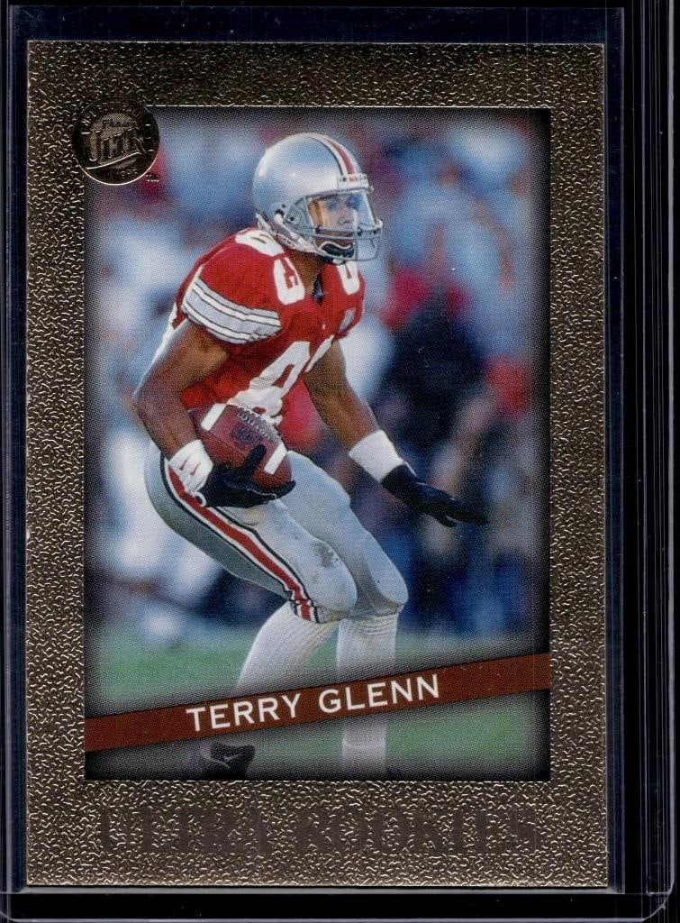 TERRY GLENN 1996 FLEER ULTRA ROOKIE CARD: NEAR MINT OR BETTER CONDITION