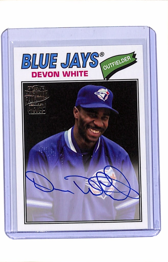 DEVON WHITE 2023 TOPPS ARCHIVES AUTOGRAPH CARD: NEAR MINT OR BETTER CONDITION