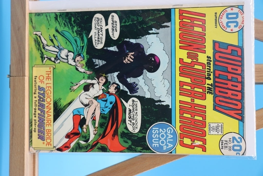 VINTAGE DC COMIC: A VINTAGE SUPERBOY STARRING THE LEGION OF SUPERHEROES #200 VINTAGE COMIC. GOOD CONDITION.