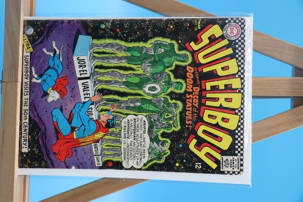 VINTAGE DC COMIC: A VINTAGE SUPERBOY #136 COMIC. GOOD CONDITION.