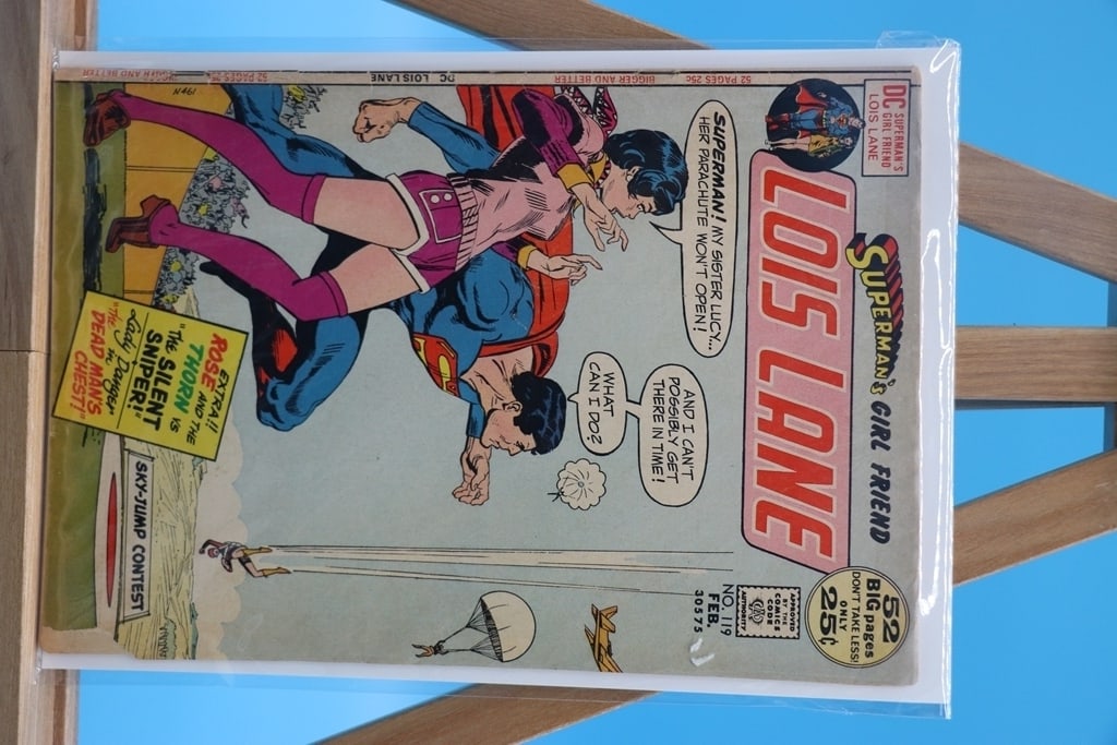 VINTAGE DC COMIC: A VINTAGE SUPERMAN'S GIRLFRIEND LOIS LANE #119 COMIC. GOOD CONDITION.