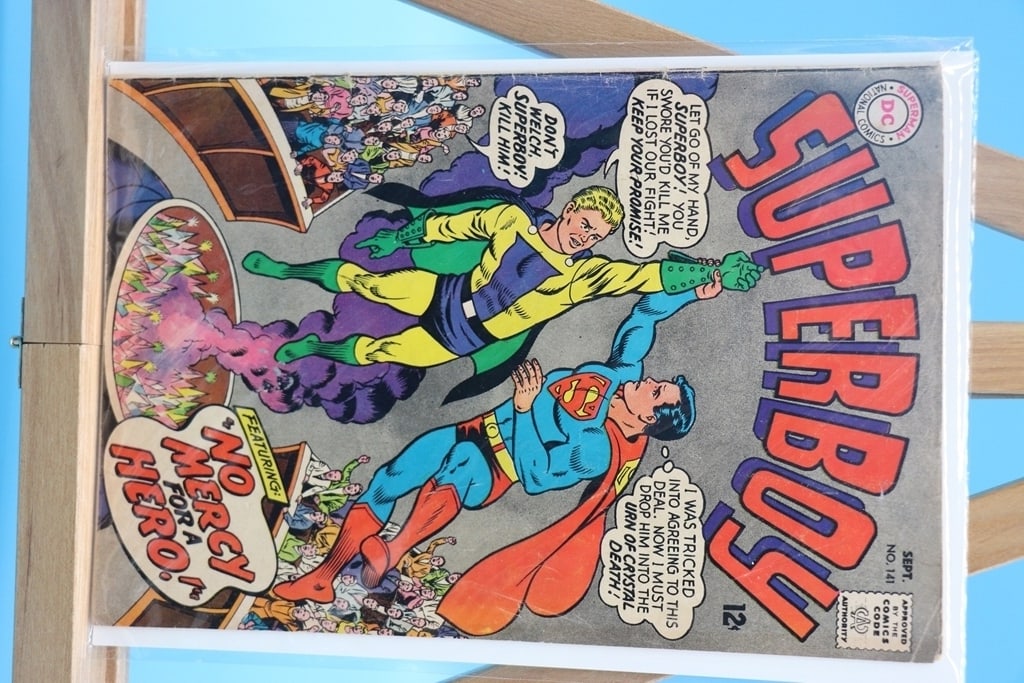 VINTAGE DC COMIC: A VINTAGE SUPERBOY #141 COMIC. GOOD CONDITION.