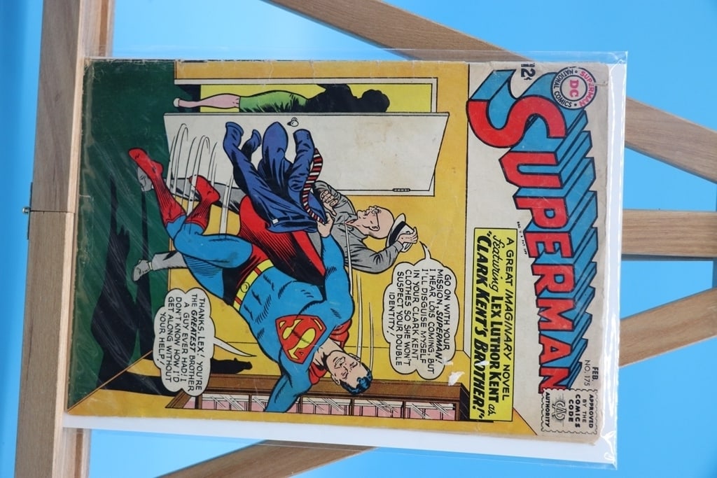 VINTAGE DC COMIC: A VINTAGE SUPERMAN #175 COMIC. GOOD CONDITION.