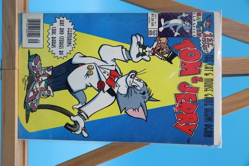 VINTAGE COMIC: A VINTAGE TOM & JERRY #1 COMIC. GOOD CONDITION.