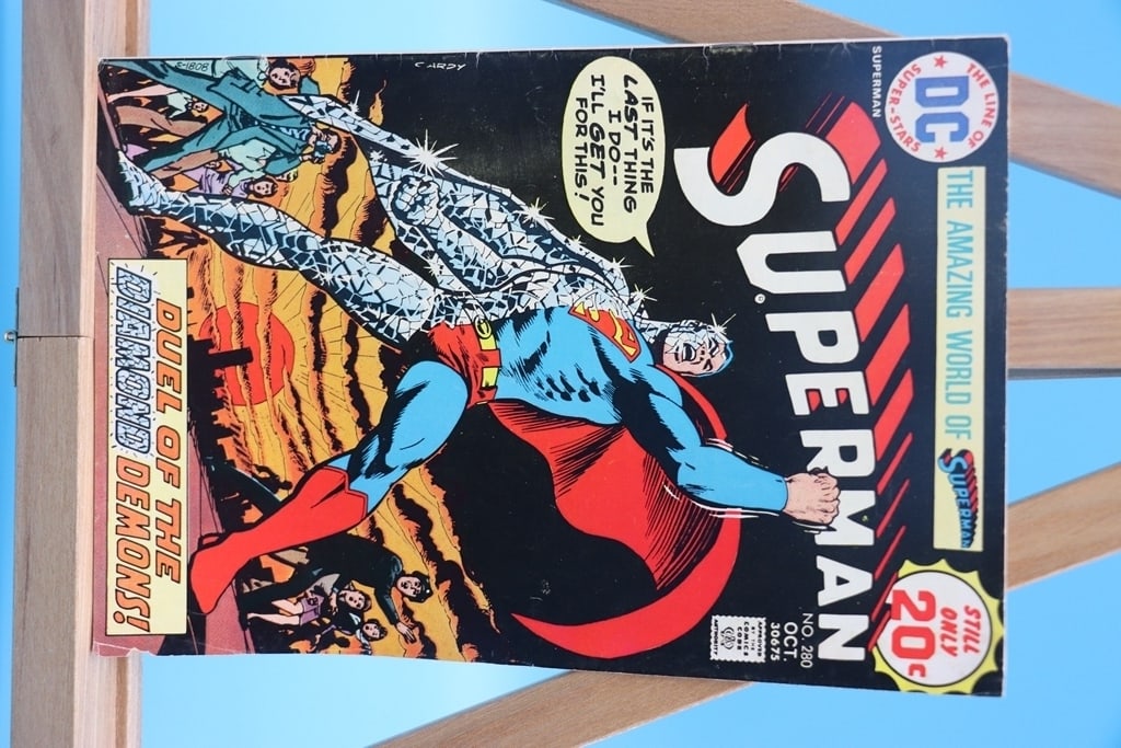 VINTAGE DC COMIC: A VINTAGE SUPERMAN #280 COMIC. GOOD CONDITION.