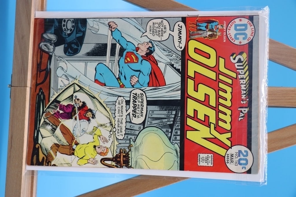 VINTAGE DC COMIC: A VINTAGE SUPERMAN'S PAL JIMMY OLSEN #163 COMIC. GOOD CONDITION.