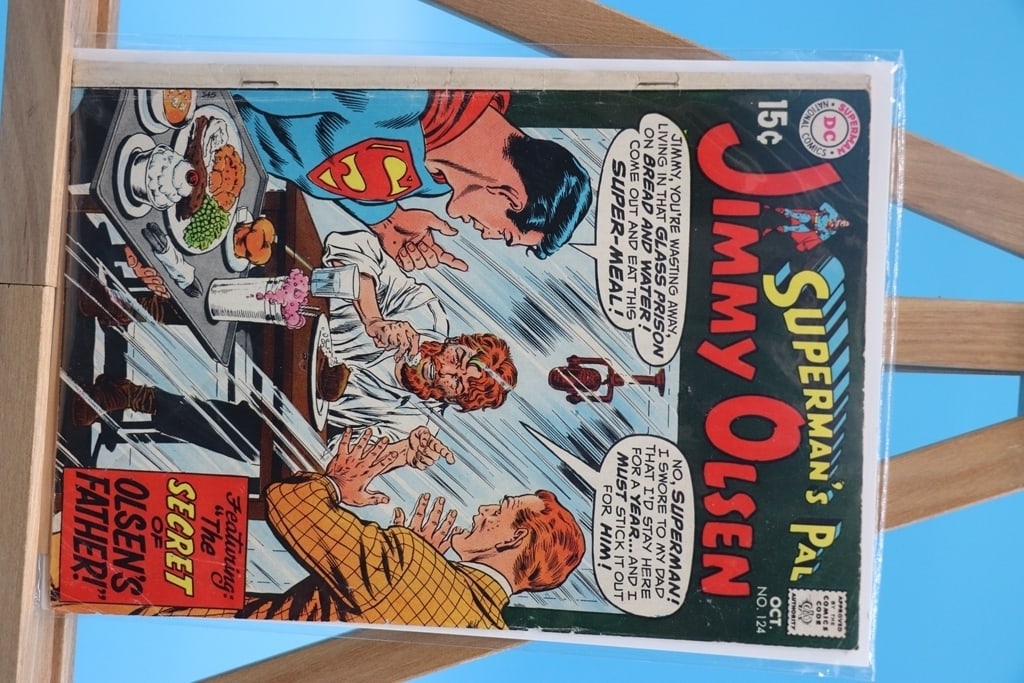 VINTAGE DC COMIC: A VINTAGE SUPERMAN'S PAL JIMMY OLSEN #124 COMIC. GOOD CONDITION.