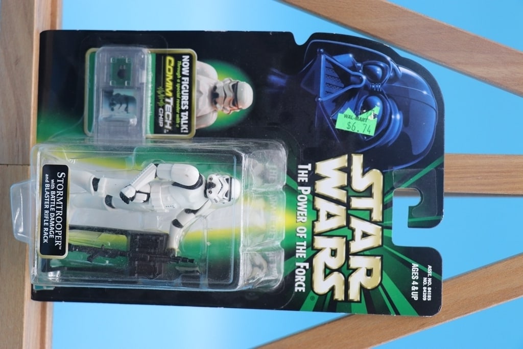 STAR WARS TOY: A STAR WARS 1999 STORMTROOPER TOY. BRAND NEW. BOX MAY HAVE CONDITION ISSUES BUT ITEM IS SEALED.