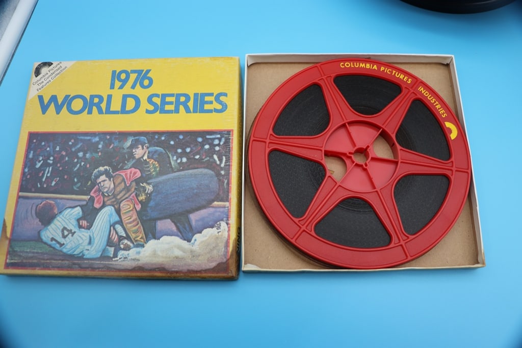 VINTAGE REDS: A VINTAGE 1976 WORLD SERIES HIGHLIGHT FILM REEL. GOOD CONDITION.