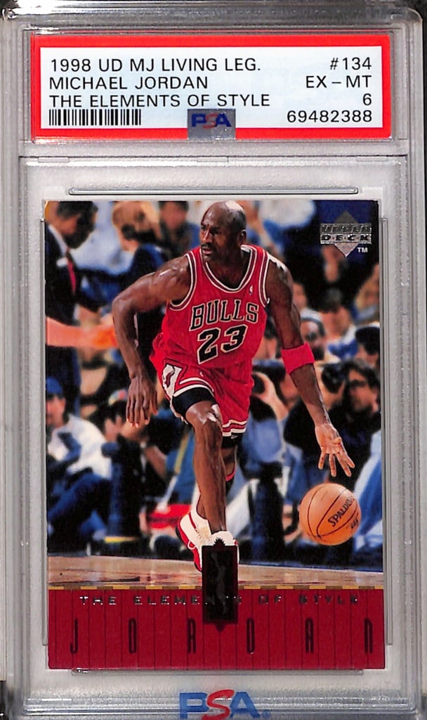 MICHAEL JORDAN 1998 UPPER DECK LIVING LEGENDS ELEMENTS OF STYLE