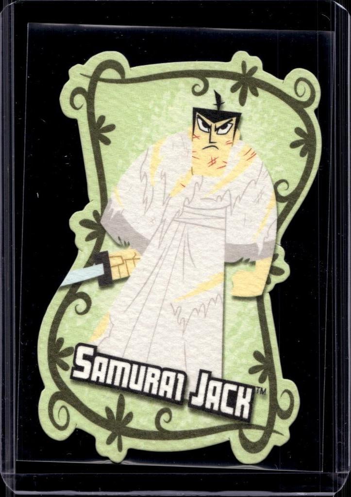 SAMURAI JACK ART BOX CARTOON NETWORK DIE CUT INSERT: NEAR MINT OR BETTER CONDITION