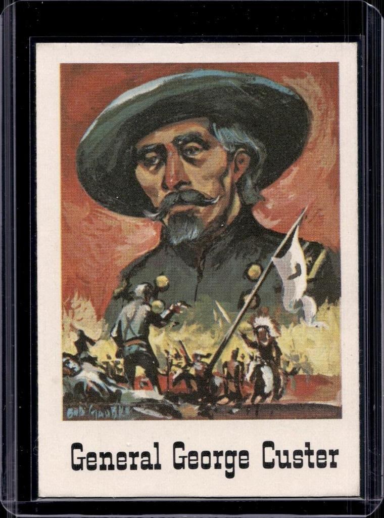 GENERAL GEORGE CUSTER1966 LEAF GOOD GUYS AND BAD GUYS: VERY GOOD OR BETTER CONDITION