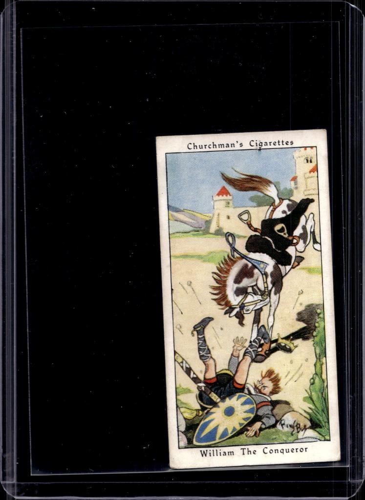 WILLIAM THE CONQUEROR 1937 CHURCHMAN'S CIGARETTES CARD: VERY GOOD OR BETTER CONDITION