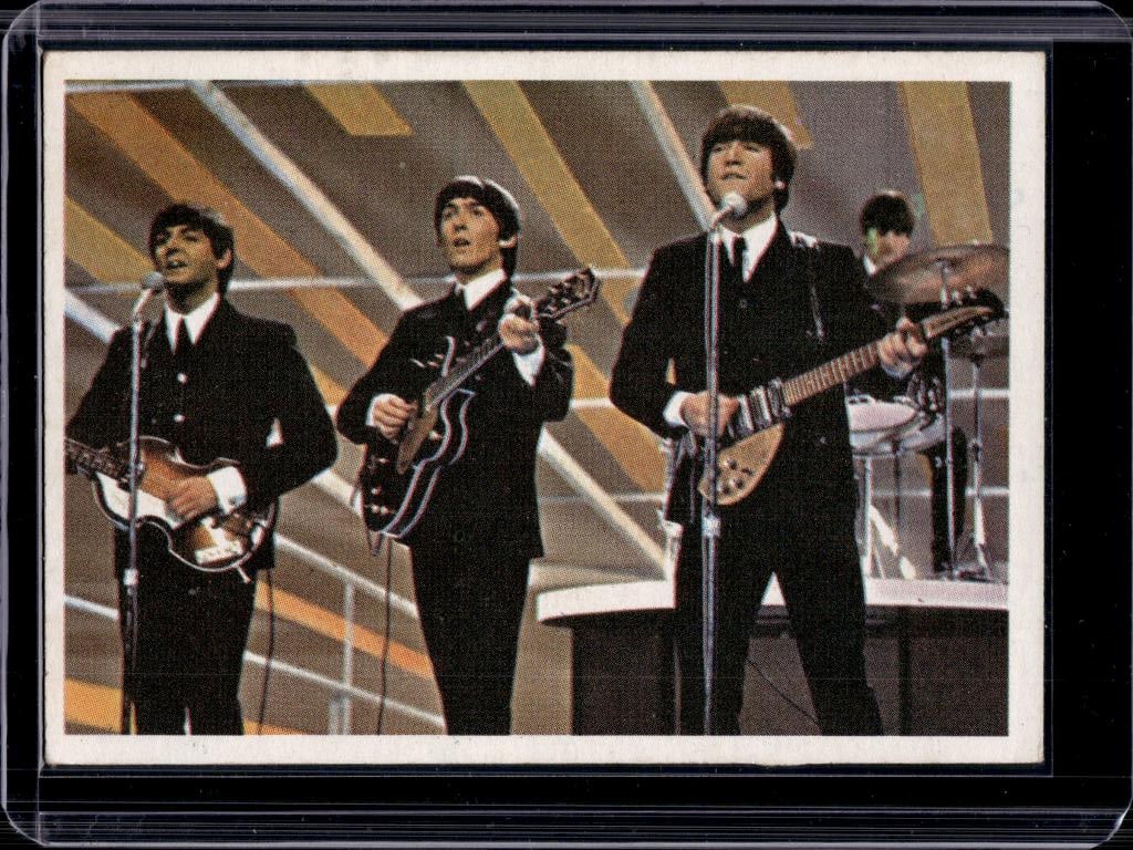 THE BEATLES DIARY 1964 TOPPS #49A: NEAR MINT OR BETTER CONDITION
