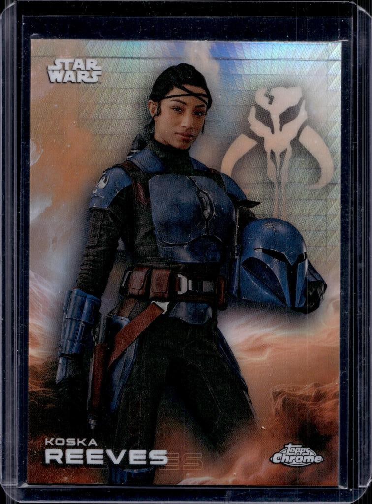 KOSKA REEVES (MERCEDES VARNAU) 2025 TOPPS CHROME STAR WARS PRISM REFRACTOR: NEAR MINT OR BETTER CONDITION