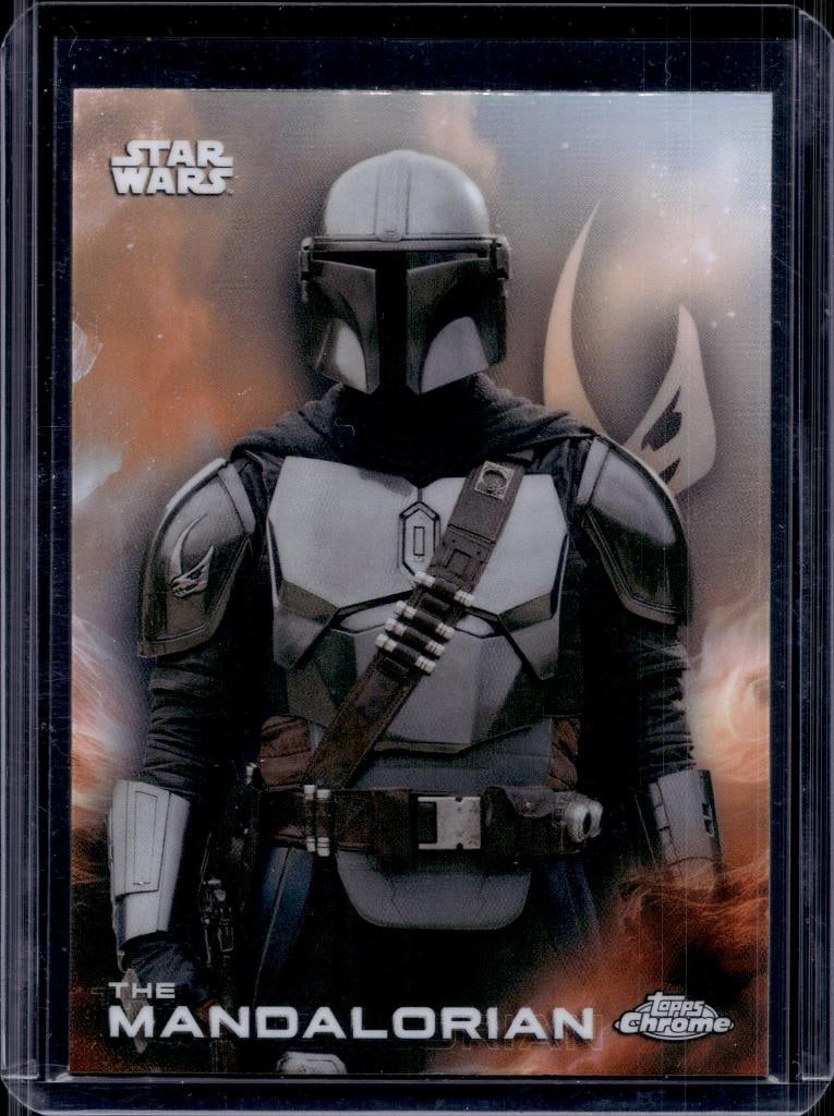 THE MANDALORIAN 2025 TOPPS CHROME STAR WARS REFRACTOR: NEAR MINT OR BETTER CONDITION