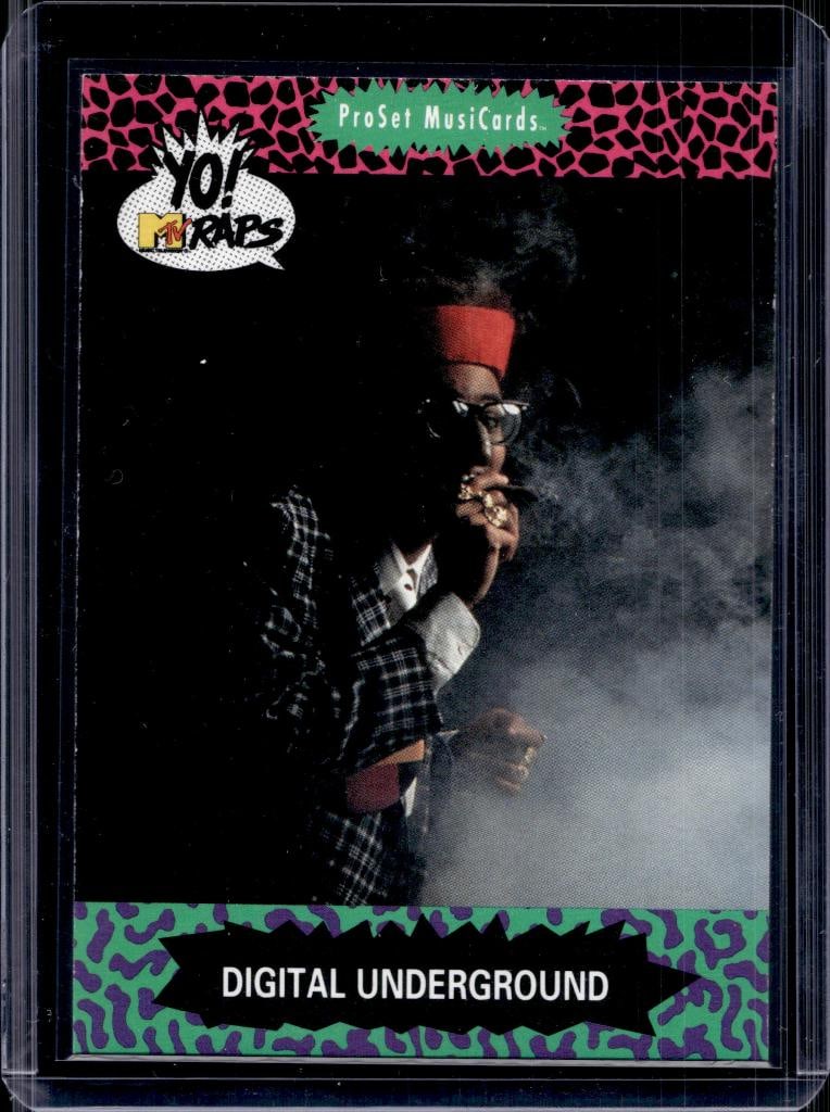 DIGITAL UNDERGROUND 1991 YO MTV RAPS ROOKIE: NEAR MINT OR BETTER CONDITION