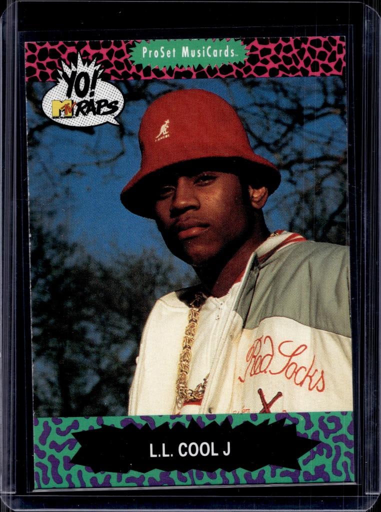 L.L. COOL J 1991 YO MTV RAPS ROOKIE: NEAR MINT OR BETTER CONDITION