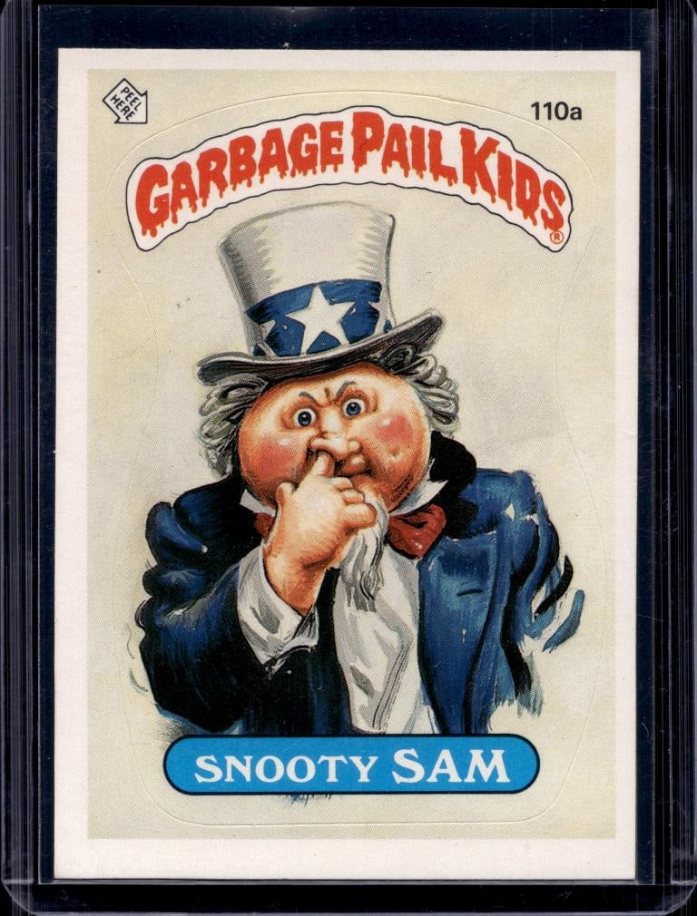 SNOOTY SAM 1986 TOPPS GARBAGE PAIL KIDS: NEAR MINT OR BETTER CONDITION