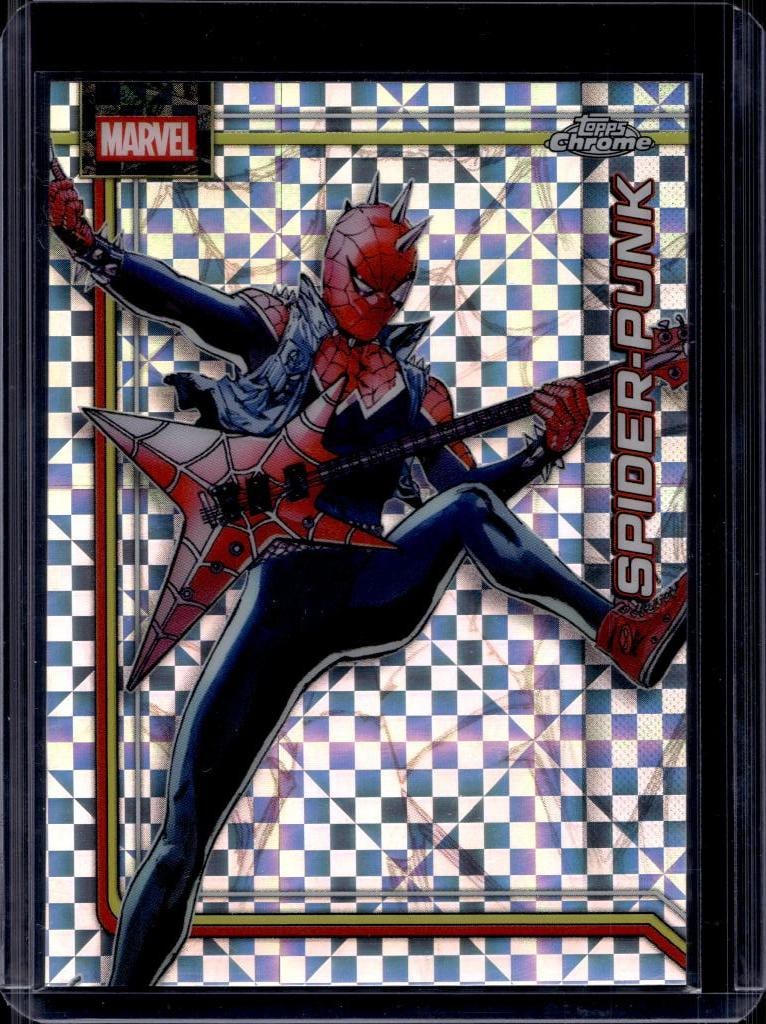 SPIDER-PUNK 2026 TOPPS CHROME MARVEL XFRACTOR: NEAR MINT OR BETTER CONDITION