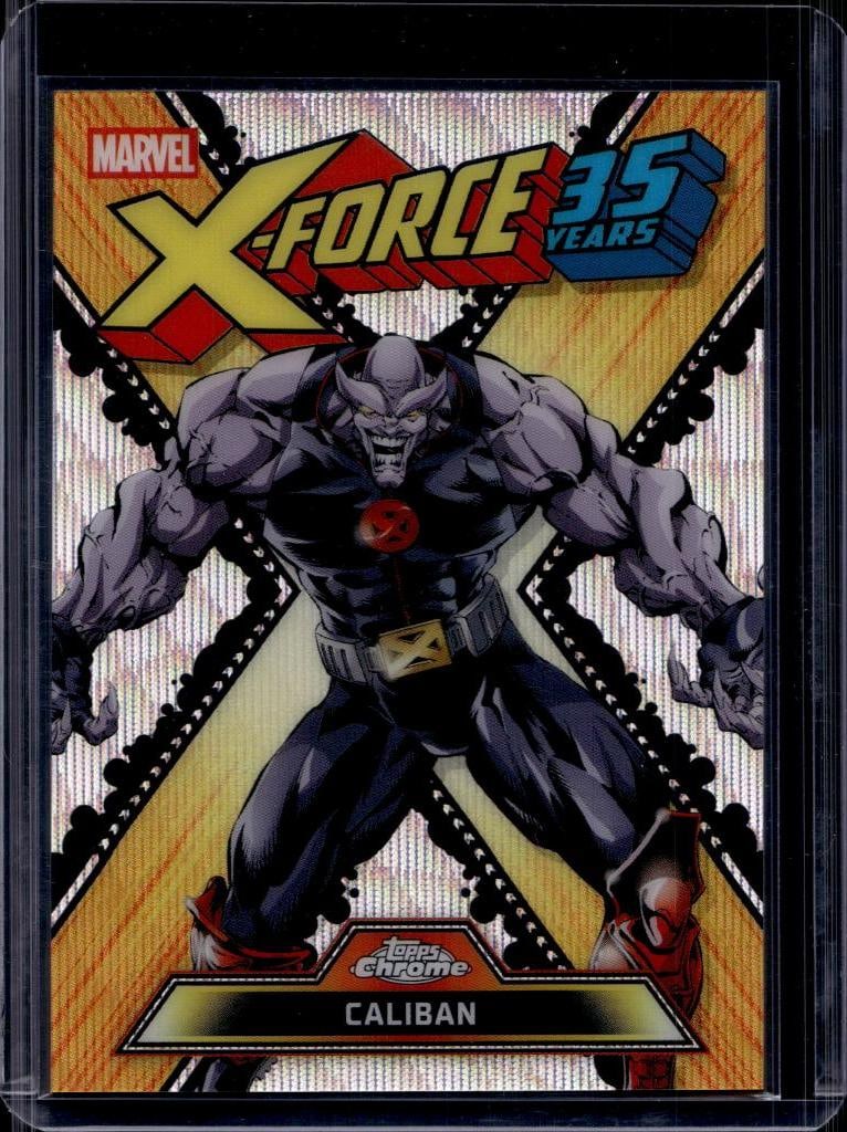 CALIBAN 2026 TOPPS CHROME X-MEN X-FORCE PRISMATIC REFRACTOR: NEAR MINT OR BETTER CONDITION