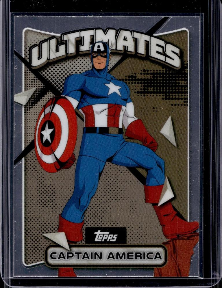 CAPTAIN AMERICA 2025 TOPPS FINEST ULTIMATES UNCOMMOM: NEAR MINT OR BETTER CONDITION