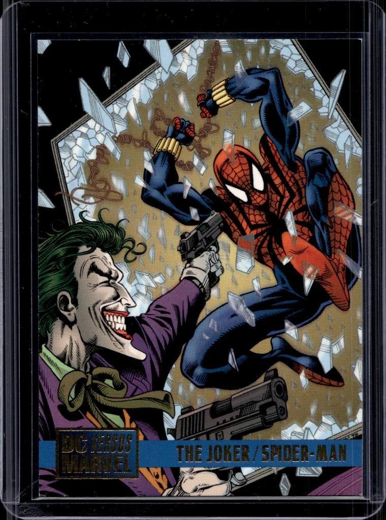 SPIDER-MAN VS THE JOKER 1995 FLEER DC VS MARVEL: NEAR MINT OR BETTER CONDITION