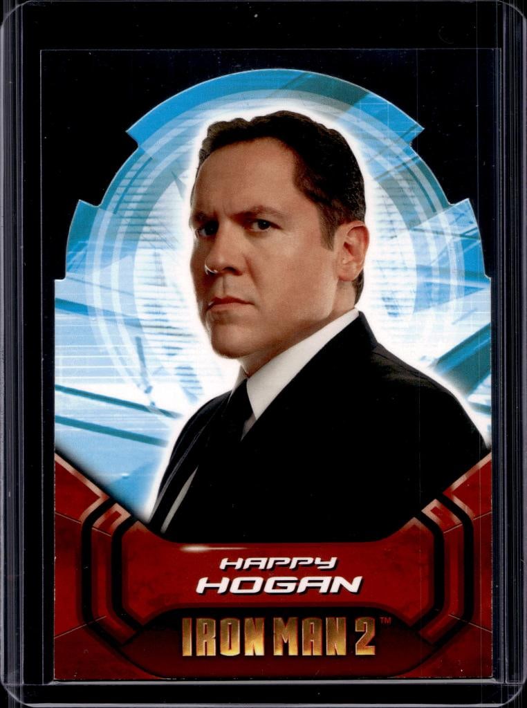 HAPPY HOGAN (JON FAVREAU) 2010 UPPER DECK IRON MAN 2 DIE CUT INSERT: NEAR MINT OR BETTER CONDITION
