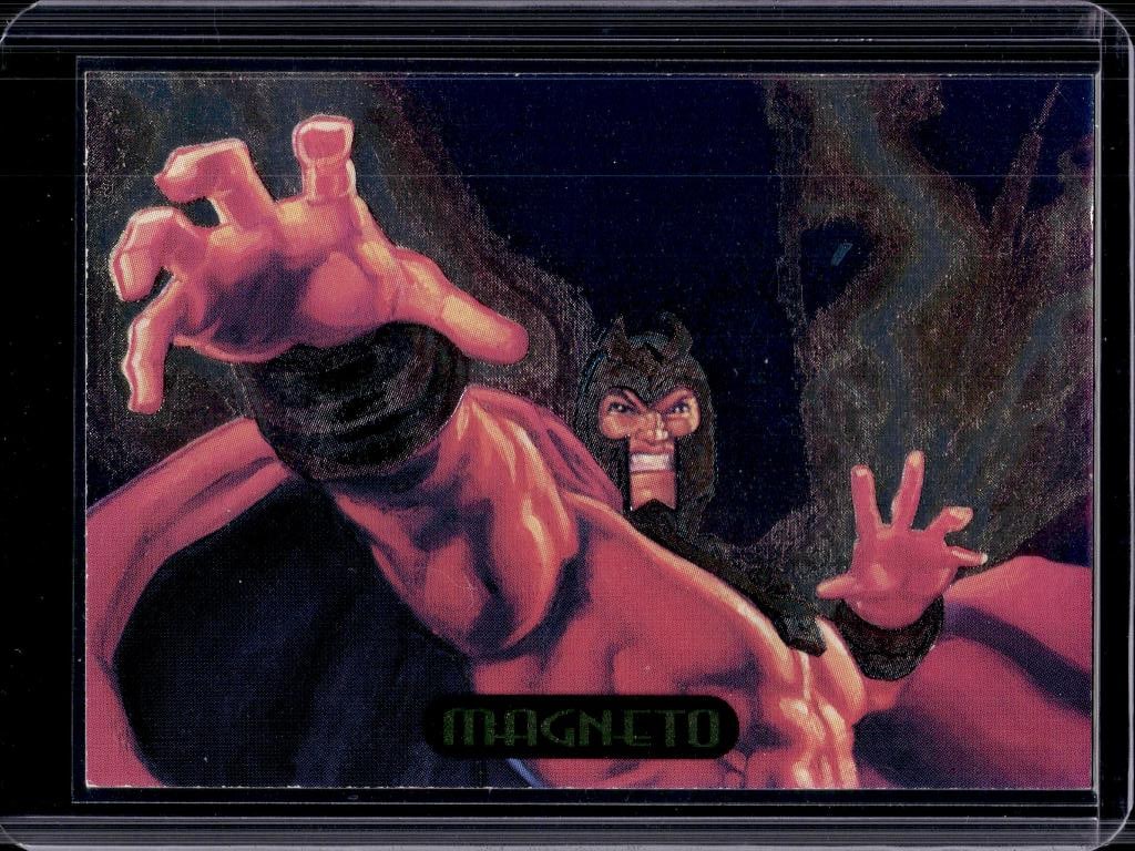 MAGNETO 1994 MARVEL MASTERPIECES POWERBLAST INSERT