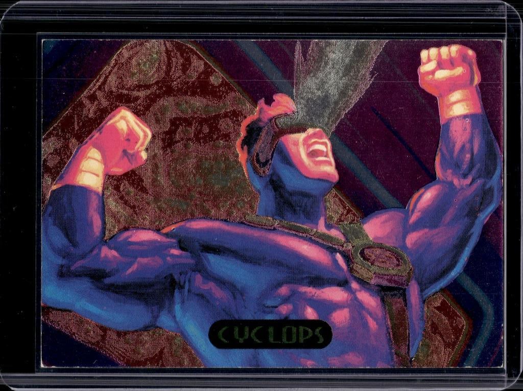 CYCLOPS 1994 MARVEL MASTERPIECES POWERBLAST INSERT