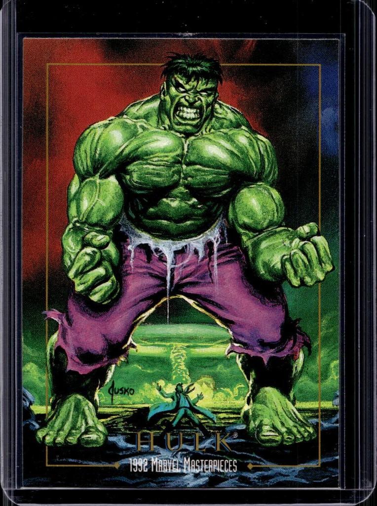 HULK 1992 SKYBOX MARVEL MASTERPIECES
