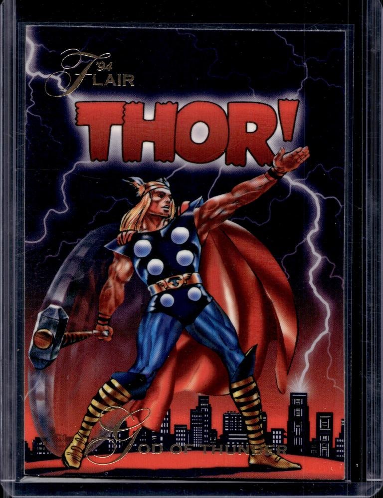 THOR GOD OF THUNDER 1994 FLAIR MARVEL INAUGURAL EDITION