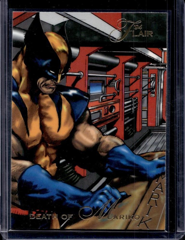 WOLVERINE DEATH OF MARIKO 1994 FLAIR MARVEL INAUGURAL EDITION: NEAR MINT OR BETTER CONDITION