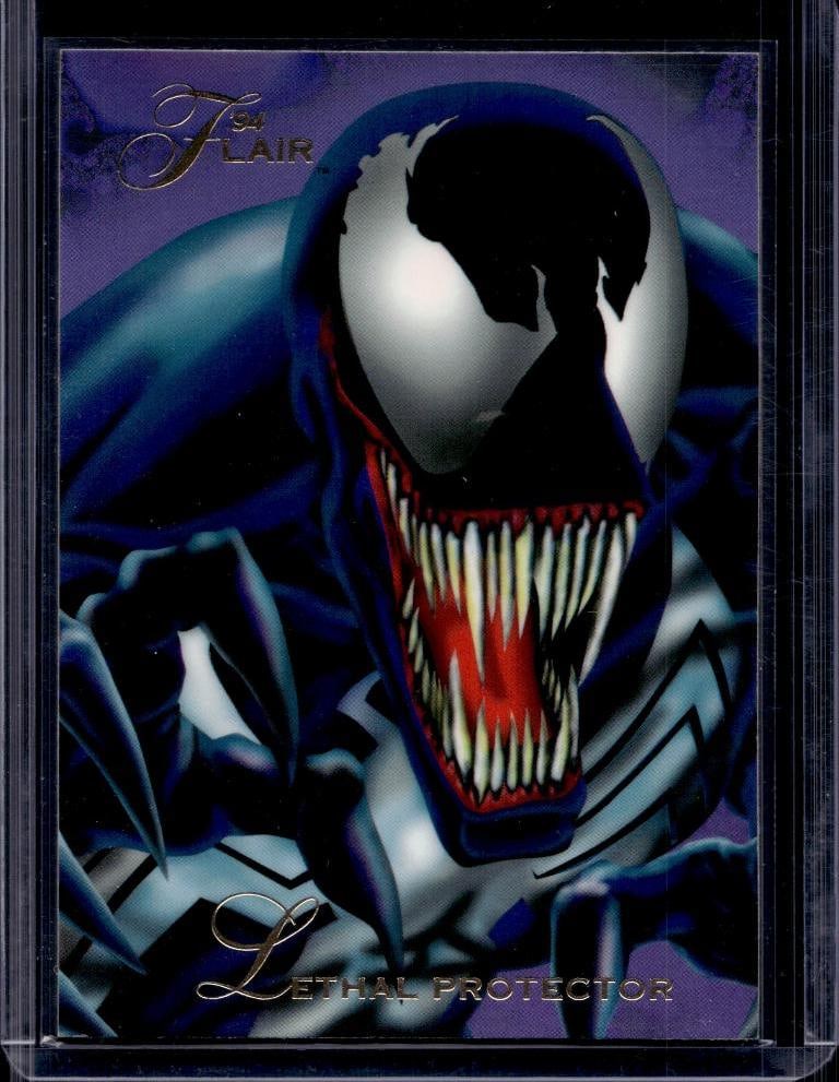 VENOM LETHAL PROTECTOR 1994 FLAIR MARVEL INAUGURAL EDITION: NEAR MINT OR BETTER CONDITION