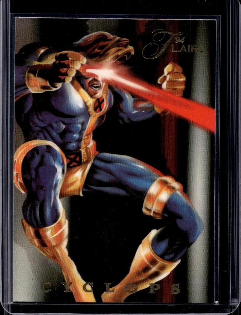 CYCLOPS 1994 FLAIR MARVEL INAUGURAL EDITION POWER BLAST SP: NEAR MINT OR BETTER CONDITION