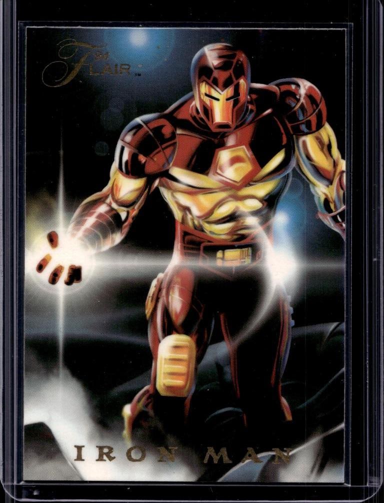 IRON MAN 1994 FLAIR MARVEL INAUGURAL EDITION POWER BLAST SP: NEAR MINT OR BETTER CONDITION