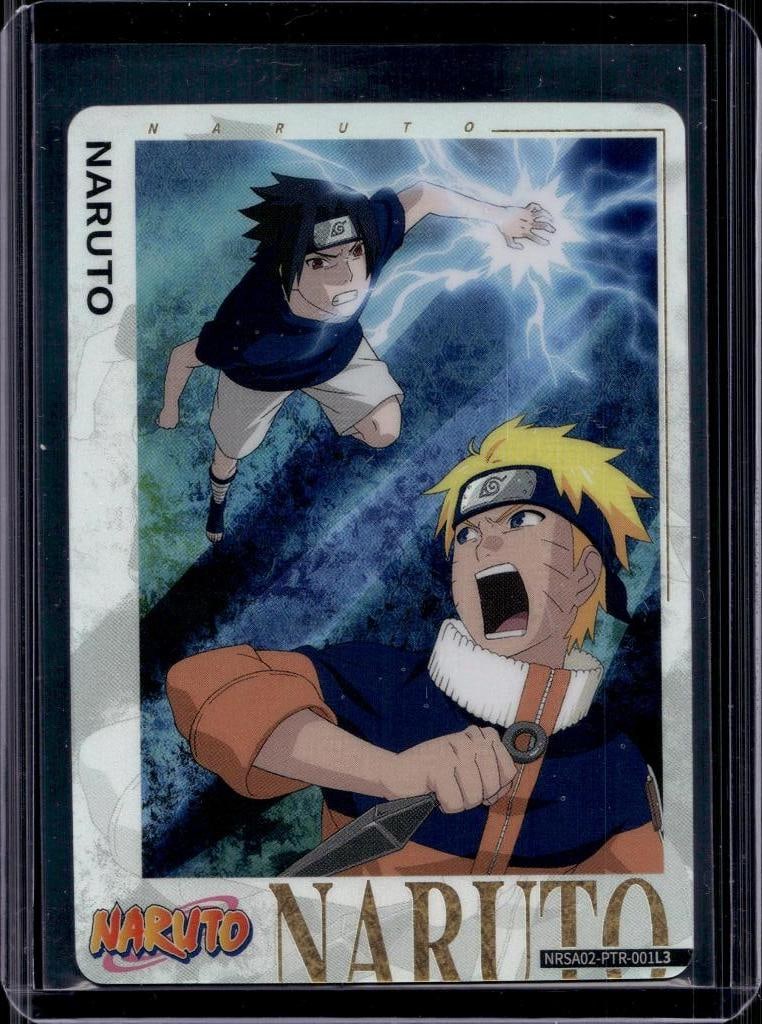 NARUTO & SASUKE KAYOU NARUTO CHAPTER 2 SERIES HOLO: NEAR MINT OR BETTER CONDITION